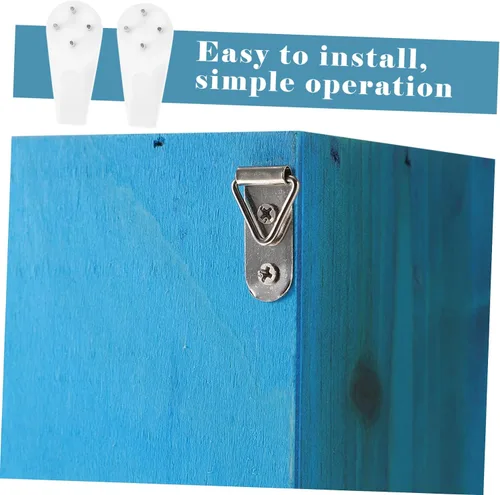 Miniatura 6 de LIFKOME Arqueado Gabinete de pared Caja de almacenamiento de madera Almacenamiento bajo Decoración de cocina montada en la pared