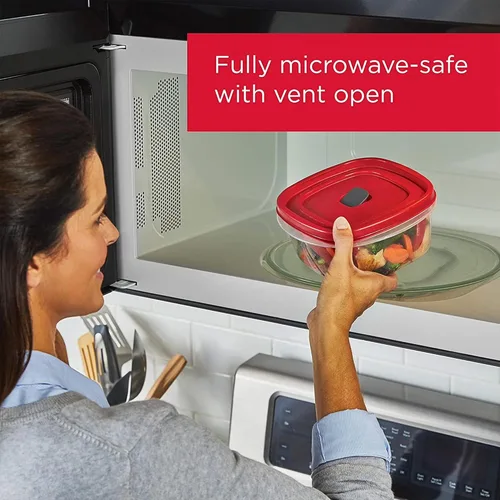 Miniatura 4 de Rubbermaid Contenedores de almacenamiento de alimentos de 42 piezas con tapas