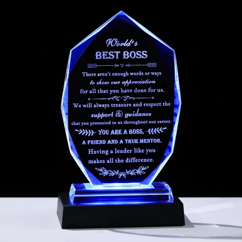 Miniatura 9 de Regalos para Mujer Jefa – Excelentes Regalos del Día Nacional del Jefe para la Mejor Jefa, Decoración de Escritorio, Pisapapeles, Regalo para Jefa