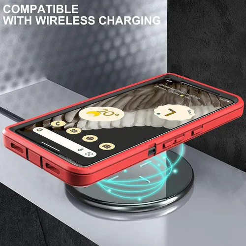 Miniatura 7 de Funda para Pixel 7 Pro a prueba de golpes, a prueba de polvo y caídas, protección de cuerpo completo de 3 capas [sin protector de pantalla] Funda