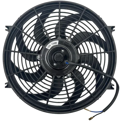 Ventilador eléctrico de motor de 90 vatios actualizado para motor de automóvil 12 voltios, radiador condensador, enfriador de aceite de transmisión,