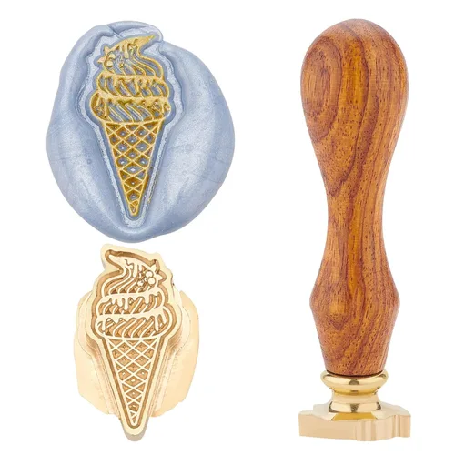 Miniatura 8 de CRASPIRE Monstera - Sello de cera de hojas para sellar plantas, retro, vintage, extraíble, latón, cabeza con mango de madera, para invitaciones