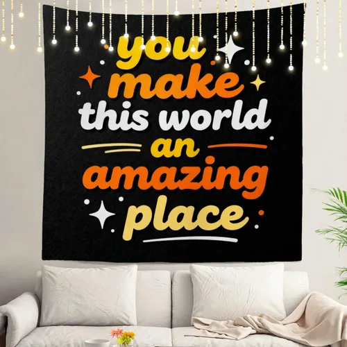 Miniatura 102 de Shrahala Tapiz de pared cristiano con palabras blancas, palabras de Navidad, escuela, Jesús, Biblia, adoración de la Biblia, tapiz grande