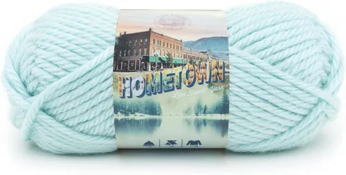 Miniatura 20 de Lion Brand Yarn Hometown - Ovillo de lana súper voluminoso para tejer, ganchillo y manualidades, 1 unidad, Phoenix Azalea