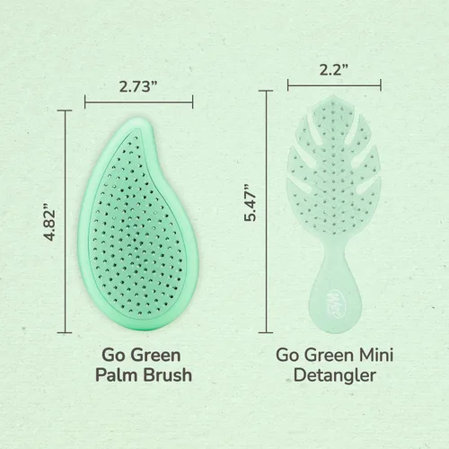 Miniatura 6 de Wet Brush Go Green - Cepillo de mano desenredante con aceite de árbol de té, cerdas ultrasuaves sin dolor que se deslizan por los enredos, protege