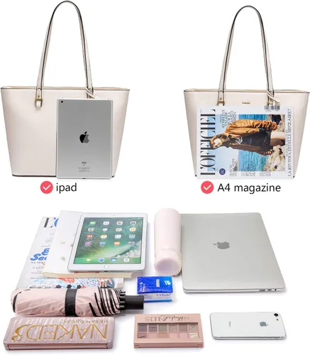 Miniatura 4 de LOVEVOOK Monederos para mujer, juego de bolsos de mano, bolso de hombro, bolso de mano con asa superior, bolsas