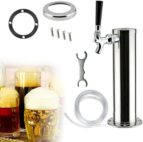 Grifo de acero inoxidable, torre de cerveza de barril, torre de cerveza de barril para el hogar, torre de cerveza de barril para cerveza casera, kit