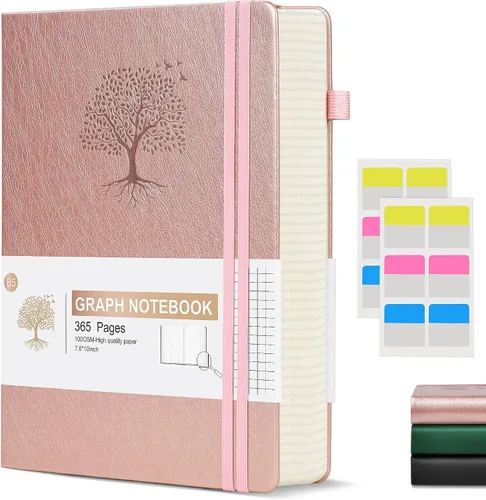 Miniatura 32 de Cuaderno Diario con Líneas - 365 Páginas A5 Cuaderno Grueso para Escribir para Hombres y Mujeres, Cuaderno con Rayas Universitarias, Diario de Cuero
