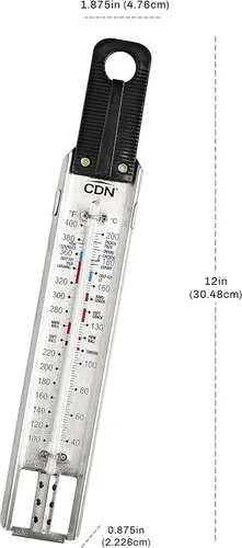 Miniatura 9 de Termómetro para dulces y frituras CDN TCG400, Rojo