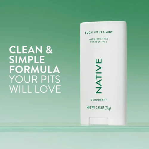 Miniatura 2 de Native Deodorant - Desodorante natural para hombres, desodorante sin aluminio con bicarbonato de sodio, aceite de coco y manteca de karité