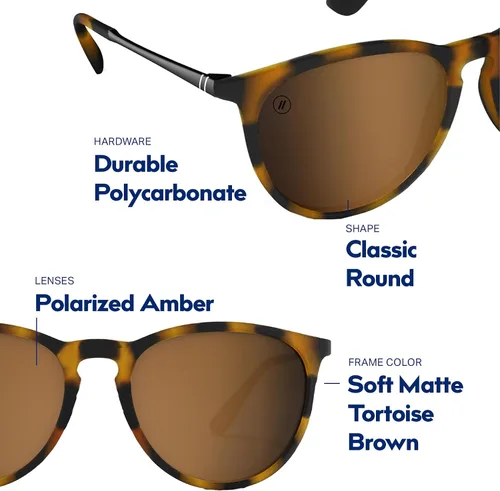 Miniatura 66 de Blenders Eyewear North Park – Gafas de sol polarizadas – Forma clásica, marco de metal mixto – 100% protección UV – Para hombres y mujeres