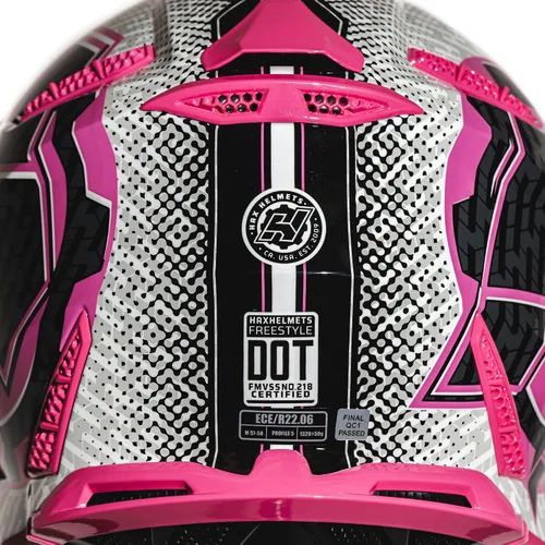 Miniatura 3 de HAX Havoc Fullface - Casco todoterreno para adultos, ATV Motorcross, moto de nieve, ligero, duradero y certificado por DOT para seguridad