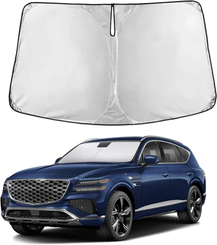 Miniatura 194 de EcoNour Parasol para parabrisas compatible con Hyundai Tucson 2016-2019 2020 2021, visera solar para parabrisas delantero y ventana, bloqueador