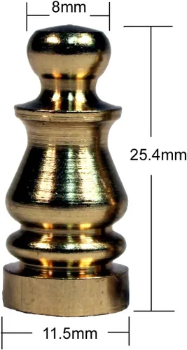 Miniatura 2 de Creative Hobbies® Kit de arpa de lámpara de 8 pulgadas, acabado dorado, arpa de peso regular, acabado premium y base de arpa para lámparas de mesa