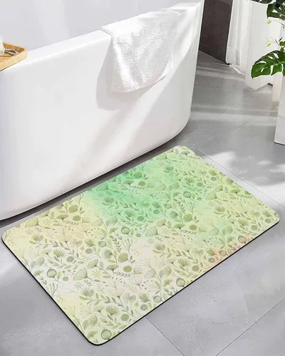 Miniatura 7 de Tapete de baño de Halloween para bañera, antideslizante, de secado rápido y absorbente, tierra de diatomeas, cocina, ducha, fregadero, lavable