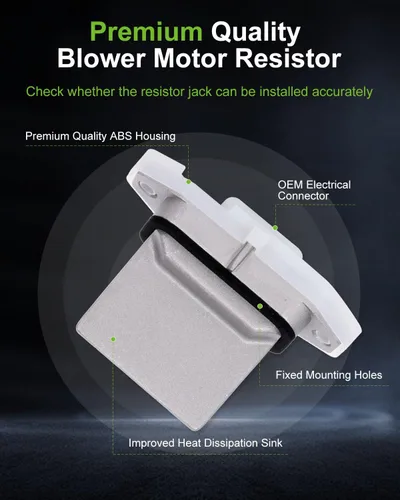 Miniatura 3 de SCITOO Regulador de resistencia del motor del ventilador del sistema de aire acondicionado y calefacción HVAC para Infiniti I30 2000-01, Infiniti