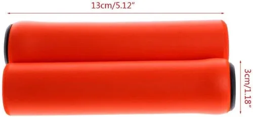 Miniatura 3 de Empuñaduras de manillar de bicicleta, agarre de silicona antideslizante para bicicleta, agarre de bicicleta de montaña, agarre de mano de bicicleta
