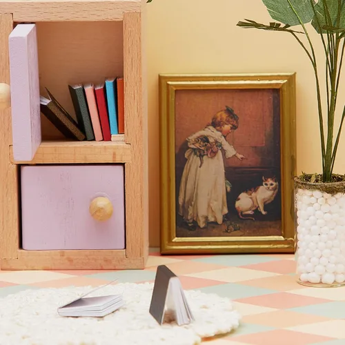 Miniatura 7 de Skylety 24 Piezas 1:12 Escala Miniaturas Libros para Casa de Muñecas Accesorios de Casa de Muñecas en Miniatura Pequeños Libros Accesorios