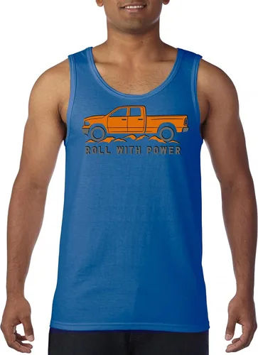 Miniatura 36 de Tee Hunt Camisetas gráficas y camisetas sin mangas para hombre Roll with Power Pickup Truck