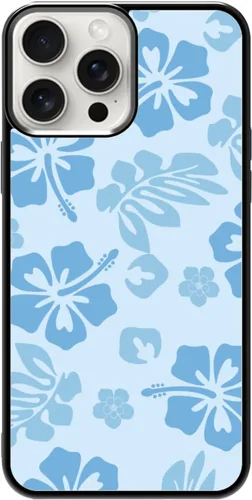 Miniatura 24 de FANXI Funda de teléfono de hibisco azul compatible con iPhone 11 de 6.1 pulgadas, funda protectora a prueba de golpes de TPU con bonita flor azul