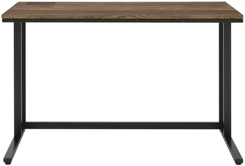 Miniatura 5 de Acme Tyrese Escritorio rectangular de madera con puerto USB en nogal y negro
