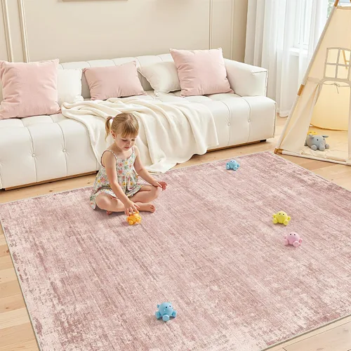 Miniatura 52 de zesthome Alfombras de 5 x 7 pulgadas - Alfombra lavable resistente a las manchas, alfombras modernas abstractas para sala de estar, dormitorio