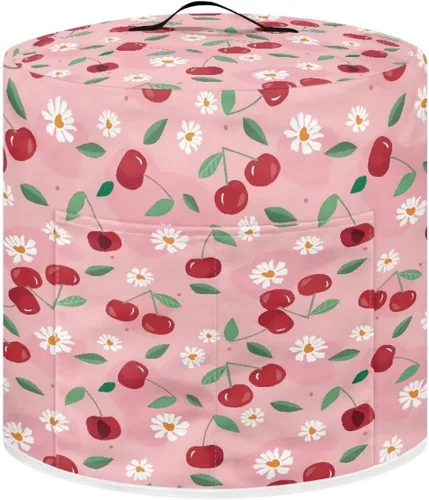 Miniatura 14 de Dolyues Cubierta para olla a presión de aguacate, cubierta antipolvo con estampado de frutas verdes, cubierta antipolvo para electrodomésticos