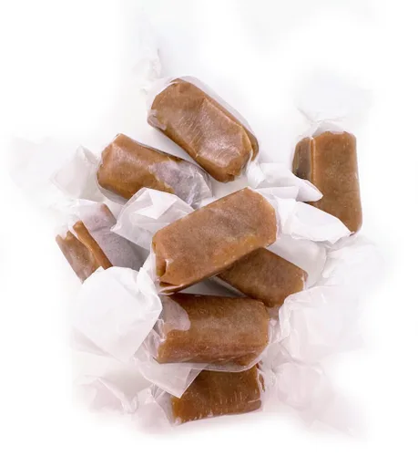 SweetGourmet Caramelos suaves y deliciosos de coco, dulces tradicionales de estilo inglés antiguo, envueltos individualmente, sin gluten, 1 libra