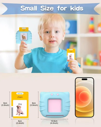 Miniatura 7 de Tarjetas didácticas francesas de 510 palabras para niños, juguete de recursos de aprendizaje para niños con autismo, juguetes sensoriales para niños