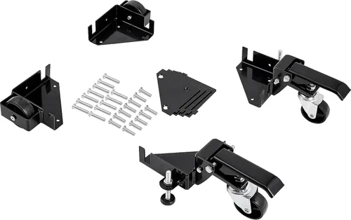 Miniatura 8 de VEVOR Base móvil universal, 700 libras, base móvil ajustable de alta resistencia, base móvil rodante con palancas de bloqueo, utilizada