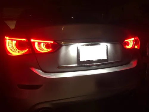 Miniatura 5 de iJDMTOY Kit de luz LED para matrícula de 3 W, de xenón blanco, de 18-SMD, compatible con Infiniti Q50, Nissan Juke Versa X-Trail Rogue