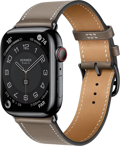 Miniatura 55 de LB1 - Correa de cuero para Apple Watch para mujeres y hombres, SE Ultra 2 de 1.575 in 1.732 in 1.811 in 1.654 in 1.772 in 1.614 in 1.496 in 1.929 in