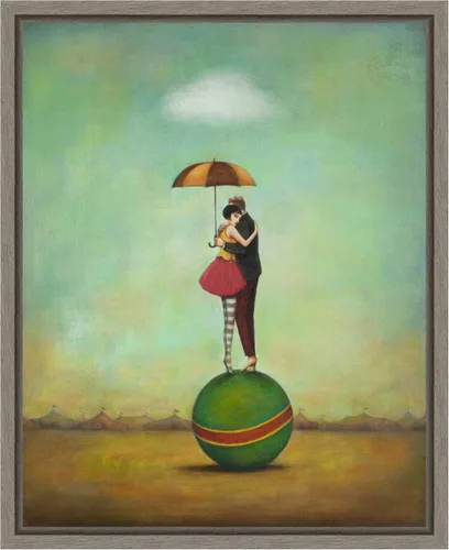 Miniatura 14 de Amanti Art Lienzo enmarcado para pared, 20 x 16 pulgadas, romance de circo, por Duy Huynh, lienzo enmarcado para pared, obras de entretenimiento
