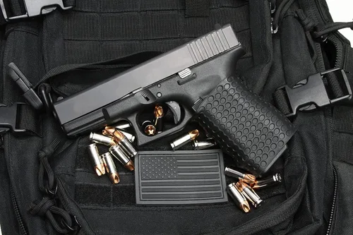 Miniatura 3 de Stekos - Agarre de goma para pistola, agarre táctico de grado profesional, agarre vertical de goma duradero y flexible, ajuste universal y fácil
