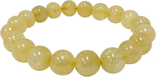 Miniatura 196 de Gem Avenue Handmade Round Bead Stretch Bracelet Unisex Natural Stone Beaded Jewelry for Men & Women, Elastic Wristband for Daily Wear