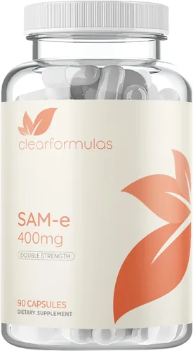 Miniatura 9 de Clear Formulas Bioactive SAM-e 400 mg - Suplemento SAM-e de alta resistencia con forma S, S biológicamente activa para el hígado y el estado