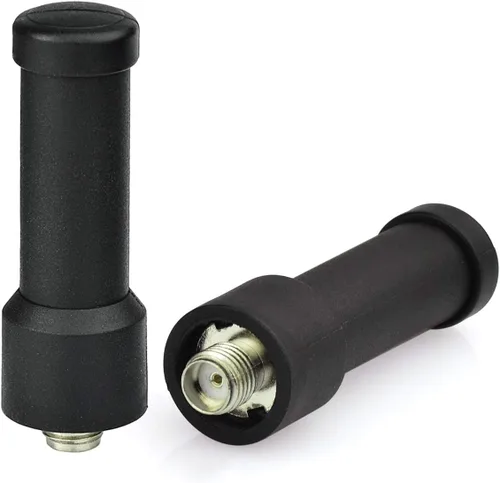 Bingfu UHF 400-470MHz Antena de radio bidireccional de repuesto Walkie Talkie SMA Antena corta hembra Paquete de 2 unidades compatible con BaoFeng