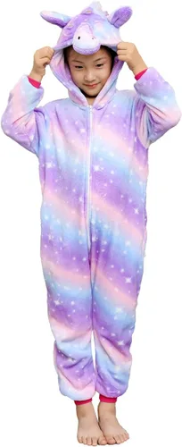 Miniatura 54 de Mameluco de unicornio para pijamas de animales, cosplay, disfraz unisex de Halloween