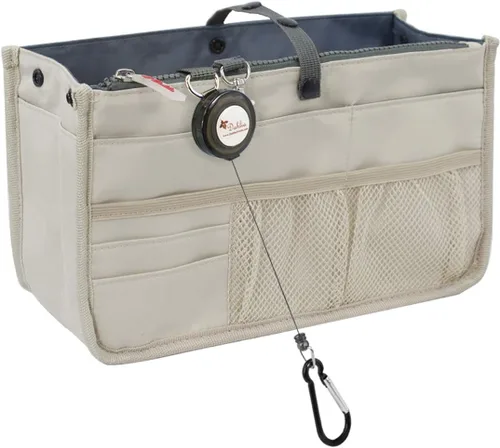 Dahlia - Organizador de bolso rígido con compartimentos, 21 componentes (modelo patentado)