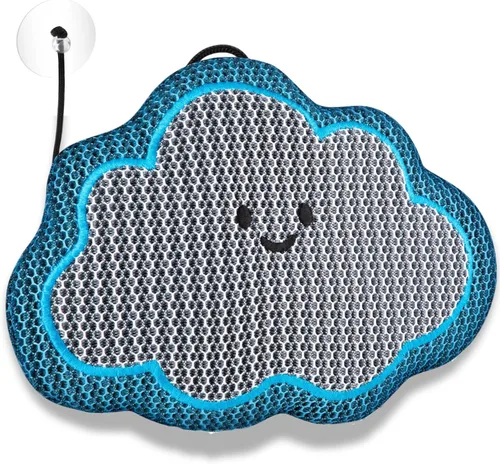 Cloud - Absorbedor de espuma para bañera de hidromasaje, esponja flotante reutilizable y removedor de aceite con correa opcional, bonita esponja