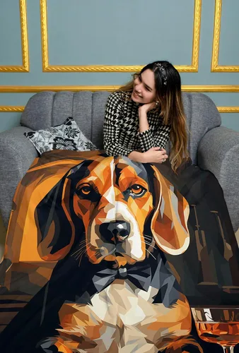 Miniatura 5 de Beaglier - Manta de poliéster de regalo para perro, manta pequeña de 30 x 40 pulgadas