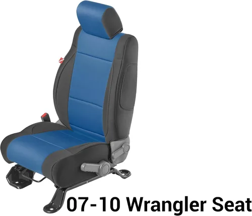Miniatura 3 de Diver Down Neoprene Seat Cover Set - Fits Jeep JK 2007-2018 Wrangler 2-Door - Front and Back Seat Set - Custom Fit - Soft Padded Cushion Feel