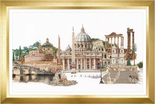 Miniatura 12 de Thea Gouverneur - Kit de punto de cruz con cuentas - City Street Amsterdam - Aida - 16 unidades - Kits de bordado para adultos - Manualidades