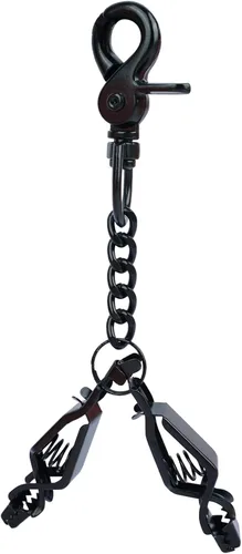 MELOTOUGH Clips de Guante de Metal de Servicio Pesado Clips de Guantes para Trabajo Portadores de Guantes Clip de Guante de Seguridad con 2 Pinzas