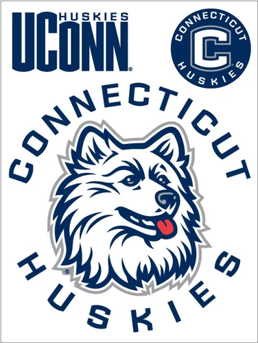 Miniatura 3 de me & my BIG ideas laptopSTICKS - Calcomanías extraíbles para laptop, Connecticut (UConn) Huskies