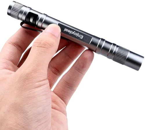 Miniatura 4 de 5 unids pluma linternas 1000LM ultra delgado portátil LED Penlight bolsillo pluma linterna luz linterna con clip para interior al aire libre