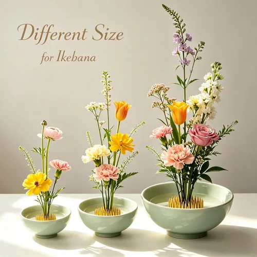 Miniatura 2 de 3 ranas de flores para suministros de arreglos florales, arreglos florales japoneses Ikebana Kenzan, ranas de alfiler para flores con base de goma
