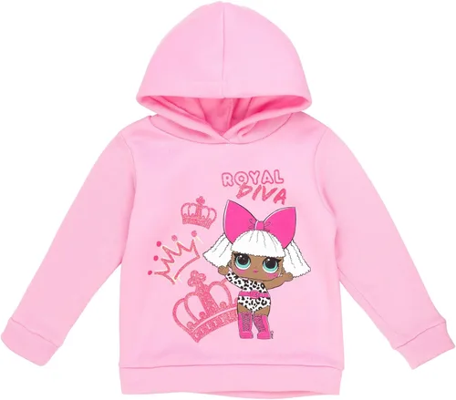 Miniatura 4 de L.O.L. Surprise! Queen Bee Diva Girls Fleece Pullover Hoodie Little Kid to Big Kid