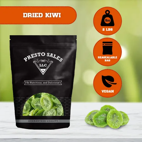 Miniatura 2 de Kiwi, rebanadas secas, perfectas para hornear y aperitivos, vegano, bajo en calorías, tropical, picante, delicioso, satisfactorio, fácil de usar