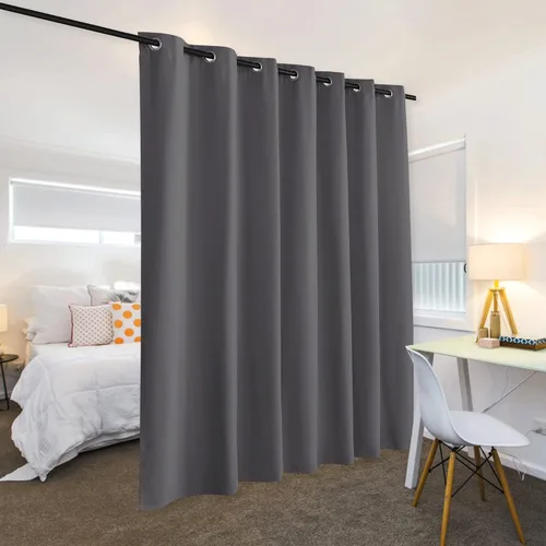 Miniatura 3 de RYB HOME - Cortinas extra largas con bloqueo de luz, persianas opacas insonorizadas para privacidad para cine en casa, oficina, fondo de patio, sala